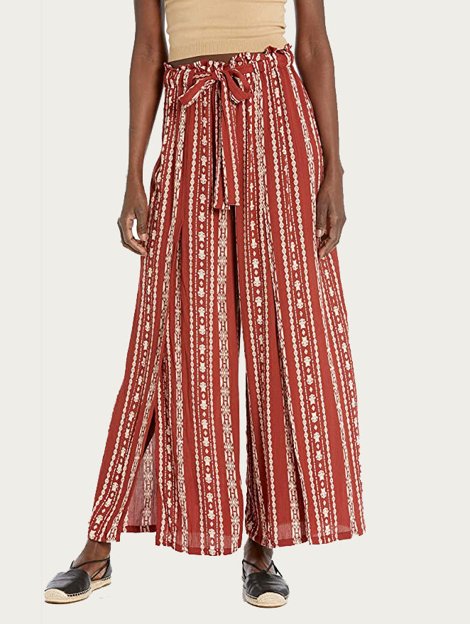 Summwe Wide-Leg Palazzo Boho Pant