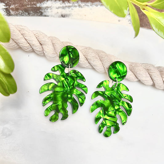Miami Monstera Cose Belle Logo Earrings β€οΈπ