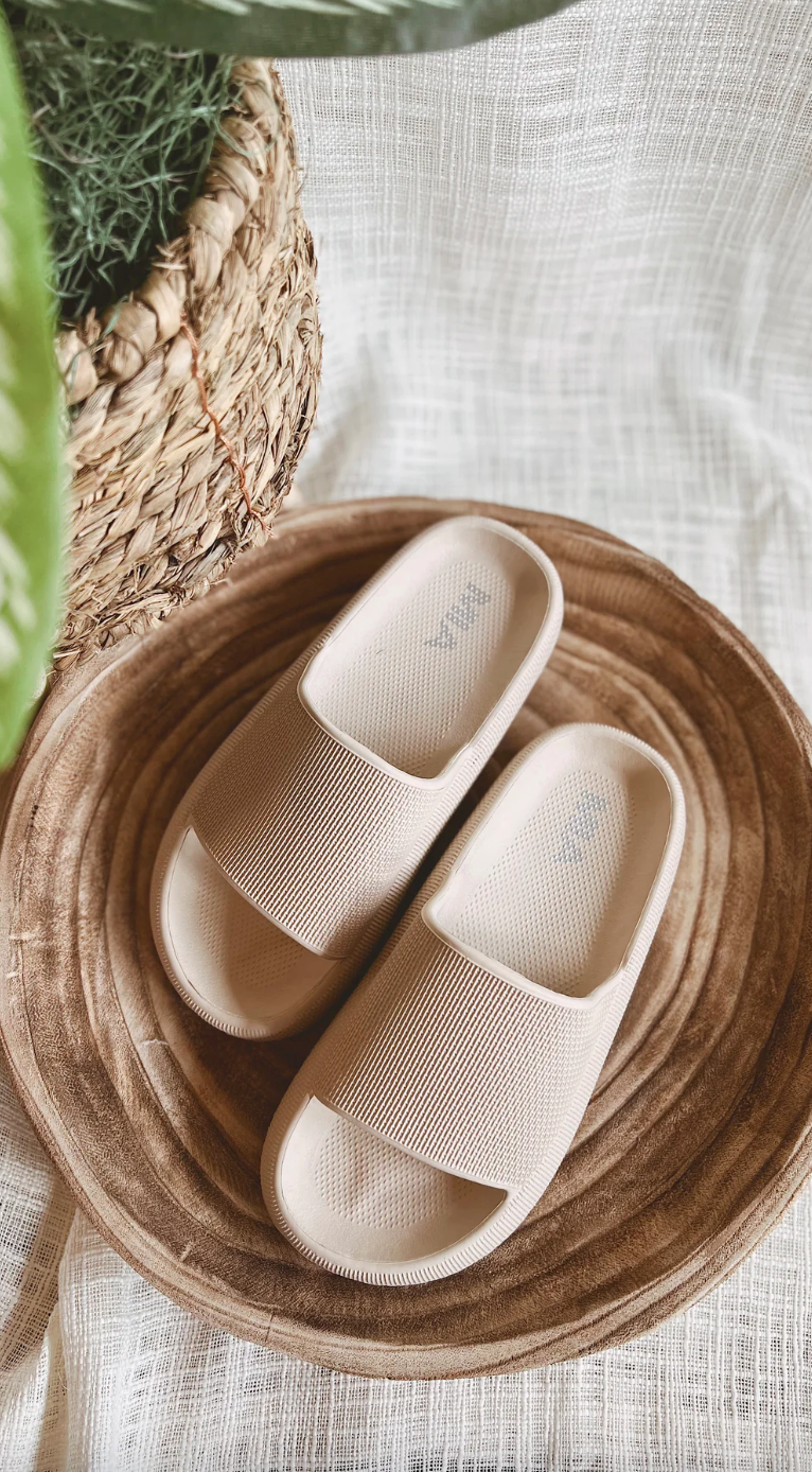 MIA Lexa Slide Sandals - Sand