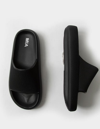 MIA Lexa Slide Sandals - Black